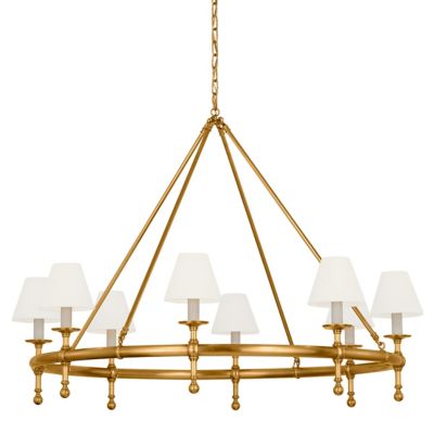 Visual Comfort Signature Classic Chandelier - Color: Gold - CHC 5819AB-L