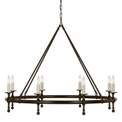 Visual Comfort Signature Classic Chandelier - Color: Black - CHC 5819BZ