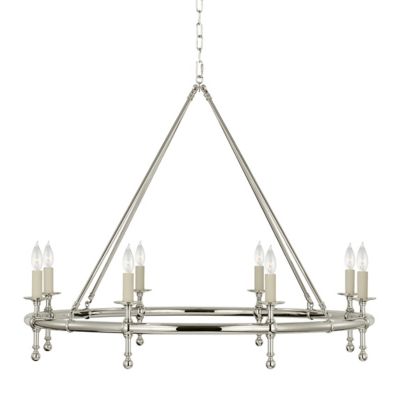 Visual Comfort Signature Classic Chandelier - Color: Silver - CHC 5819PN