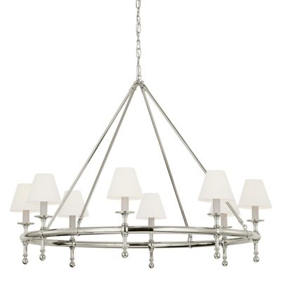 Visual Comfort Signature Classic Chandelier - Color: Silver - CHC 5819PN-L