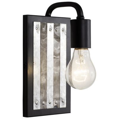 Abbey Rose 1 Light Wall Sconce by Varaluz 336W01BL