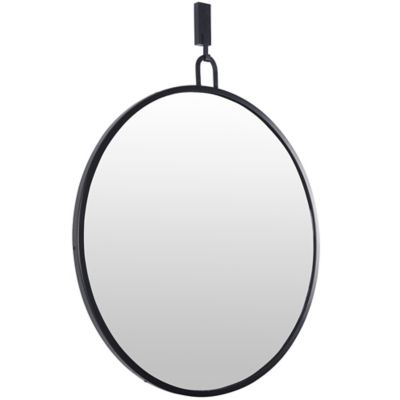 Varaluz Round Stopwatch Mirror - Color: Black - 407A01BL