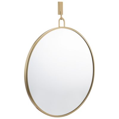 Varaluz Round Stopwatch Mirror - Color: Gold - 407A01GO