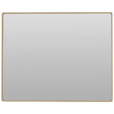 Varaluz Rounded Rectangular Wall Mirror - Color: Gold - 407A02GO