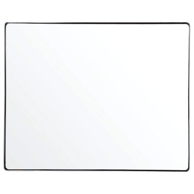 Varaluz Rounded Rectangular Wall Mirror - Color: Silver - 407A02PN