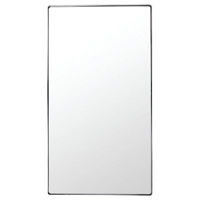 Varaluz Kye Rounded Rectangular Wall Mirror - Color: Silver - 4DMI0109