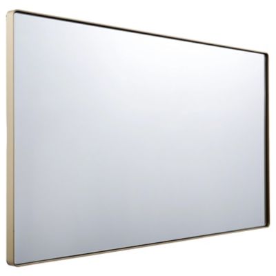 Varaluz Kye Rounded Rectangular Wall Mirror - Color: Gold - 4DMI0108