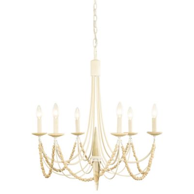 Varaluz Brentwood Chandelier - Color: White - Size: Small - 350C06CW