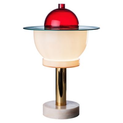 Venini Nopuram Table Lamp - Color: White - Size: 1 light - FL3816010ULX0C7