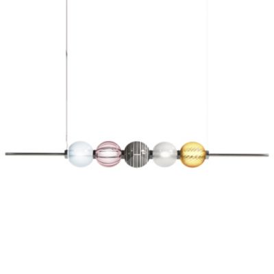 Venini Abaco Linear Chandelier Light - Color: Gold - Size: Large - FL382308