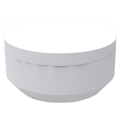 Vondom Vela Ottoman Illuminated - Color: White - Size: 31.5 x 15.75 - 