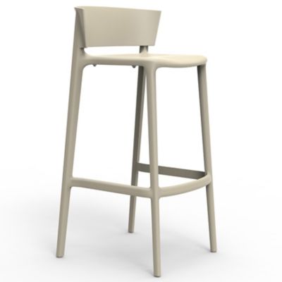 Vondom Africa Bar Stool Set of 4 - Color: Beige - Size: 29.25 - 65029-Ec