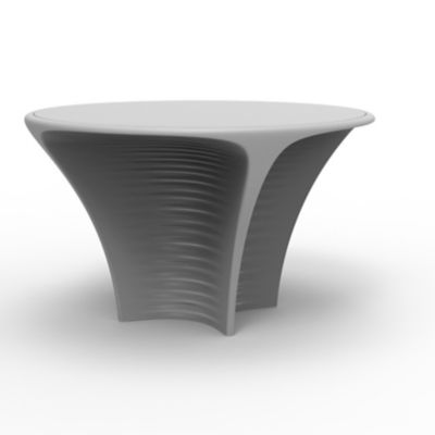 Vondom Biophilia Table - Color: Grey - 59005-Steel