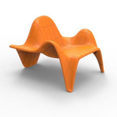 Vondom F3 Club Chair - Color: Orange - 60001-Orange