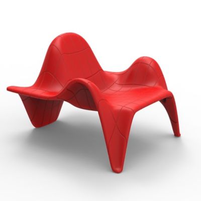 Vondom F3 Club Chair - Color: Red - 60001-Red