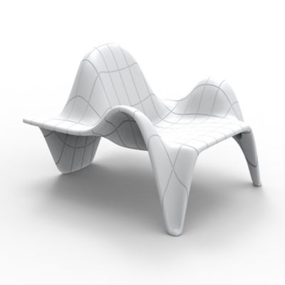 Vondom F3 Club Chair - Color: White - 60001-White