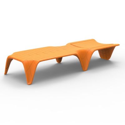 Vondom F3 Outdoor Sun Chaise - Color: Orange - 60005-Orange