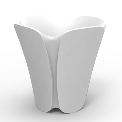 Vondom Pezzettina Planters, Small - Color: White - 56006R-Ice