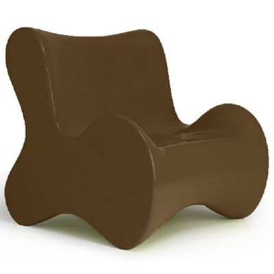 Vondom Doux Lounge Chair - Color: Grey - 51001F-Taupe