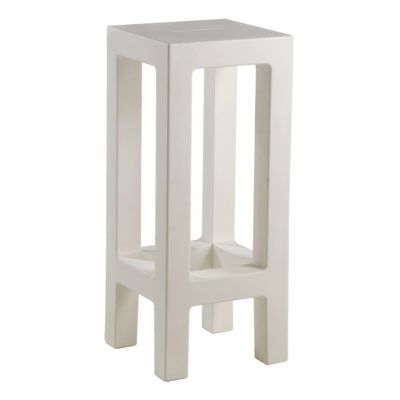 Vondom Jut Outdoor Bar Stool - Color: White - 44412-WHITE