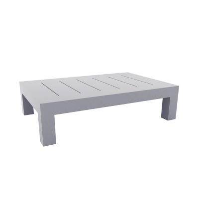 Vondom Jut Table 120 - Color: Silver - 44403F-STEEL