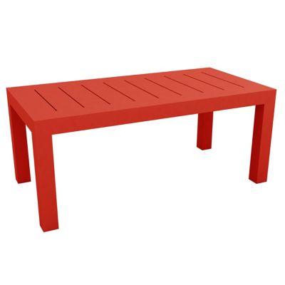 Vondom Jut Table 180 - Color: Red - 44406-RED