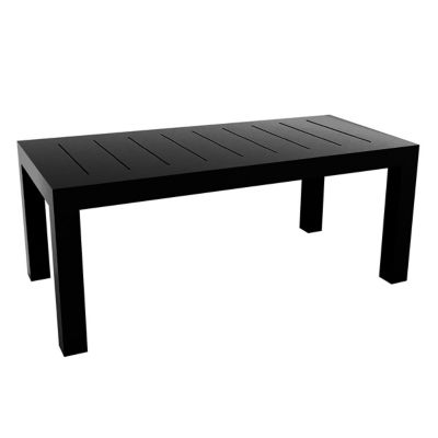 Vondom Jut Table 180 - Color: Black - 44406F-BLACK