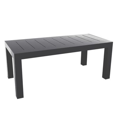 Vondom Jut Table 180 - Color: Black - 44406F-ANTHRACITE