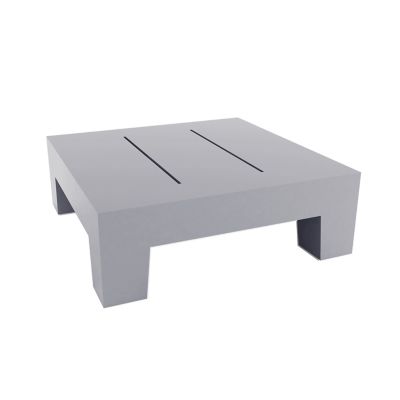 VONY3726626 Vondom Jut Table 60 - Color: Silver - 44405F-STEEL sku VONY3726626