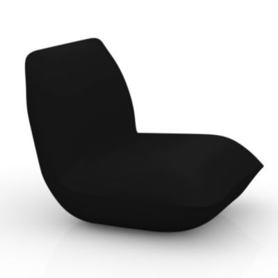 Vondom Pillow Lounge Chair - Color: Black - 55001F-BLACK