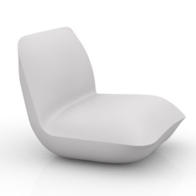 Vondom Pillow Lounge Chair - Color: White - 55001-ICE