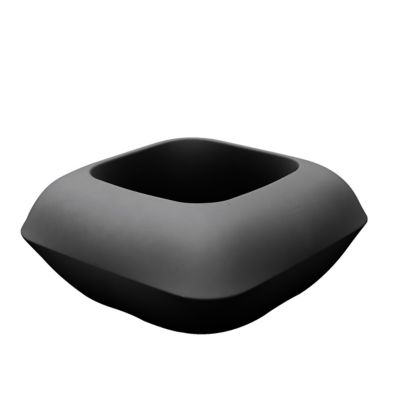 Vondom Pillow Pot Matte Finish - Color: Black - 55004-ANTHRACITE