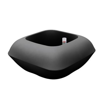 Vondom Pillow Pot Matte Finish - Color: Black - 55004R-ANTHRACITE