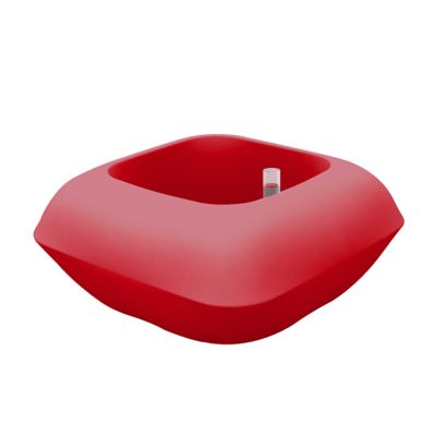 Vondom Pillow Pot Matte Finish - Color: Red - 55004R-RED