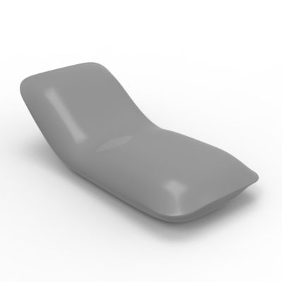 Vondom Pillow Sun Chaise - Color: Silver - 55013F-STEEL