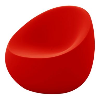 Vondom Stone Outdoor Lounge Chair - Color: Red - 55006-RED