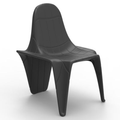 Vondom F3 Dining Chair - Color: Red - 60003-ANTHRACITE