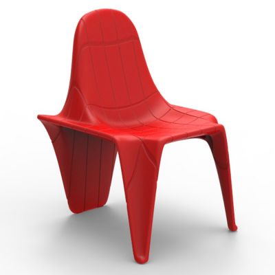 Vondom F3 Dining Chair - Color: Red - 60003-RED