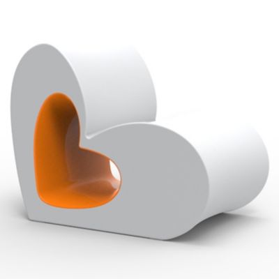 Vondom Agatha Kids Chair - Color: White - 52001FP-White/Orange