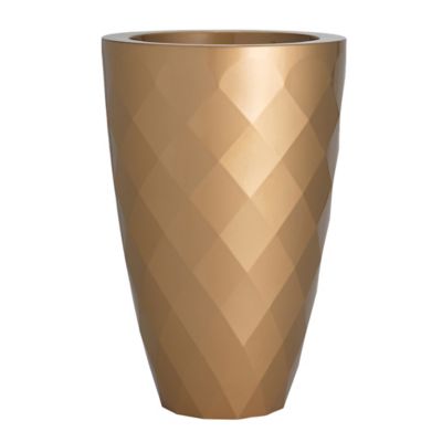 Vondom Vases Planter, Tall, Lacquered - Color: Gold - 47065F-CHAMPAGNE