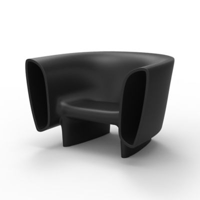 Vondom Bum Bum Outdoor Lounge Chair - Color: Black - 65008-BLACK