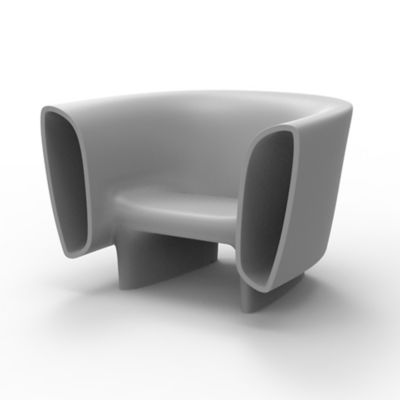 Vondom Bum Bum Outdoor Lounge Chair - Color: Grey - 65008-STEEL