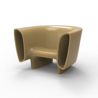 Vondom Bum Bum Outdoor Lounge Chair - Color: Beige - 65008F-BEIGE