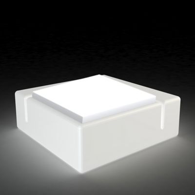 Vondom Kes Sectional Sofa, Illuminated - Color: White - 64001W-ICE