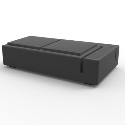 Vondom Kes Sectional Sofa Double - Color: Black - 64002-Anthracite