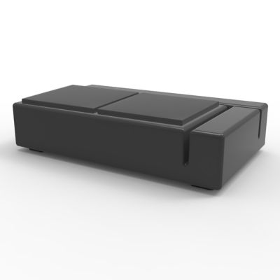 Vondom Kes Sectional Sofa Double - Color: Black - 64002F-Anthracite