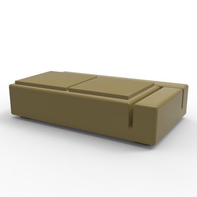 Vondom Kes Sectional Sofa Double - Color: Beige - 64002F-Khaki