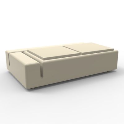 Vondom Kes Sectional Sofa Double - Color: Beige - 64003F-Ecru