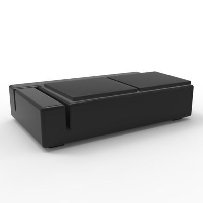 Vondom Kes Sectional Sofa Double - Color: Black - 64003F-Black