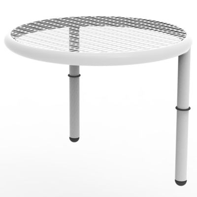 Vondom Kes Embedded Round Table - Color: White - 64010-White